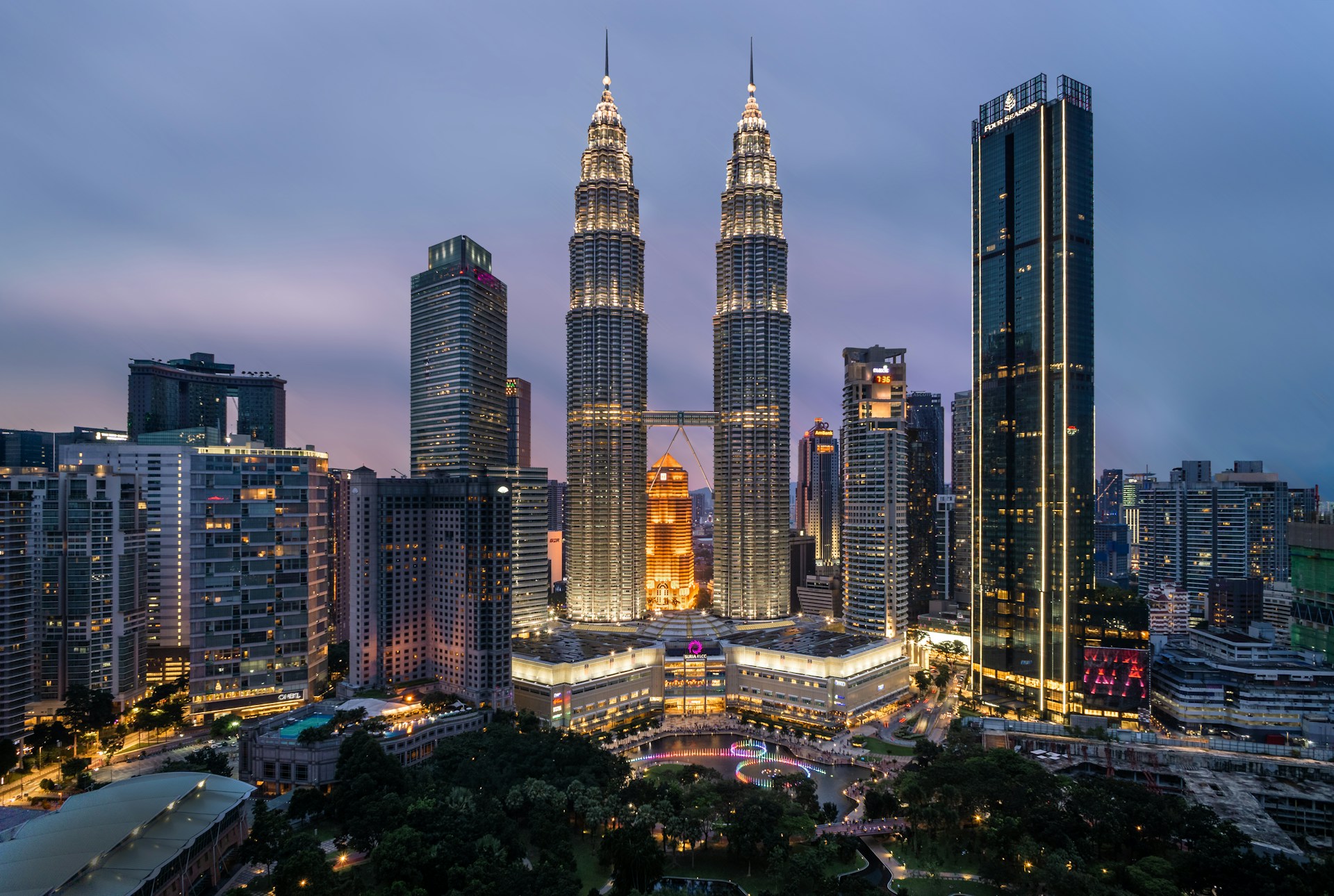 Kuala Lumpur city skyline — Armada Crest headquarters